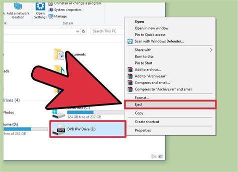 eject cd windows 10|How to Eject a CD or DVD Tray on Windows 10: .
